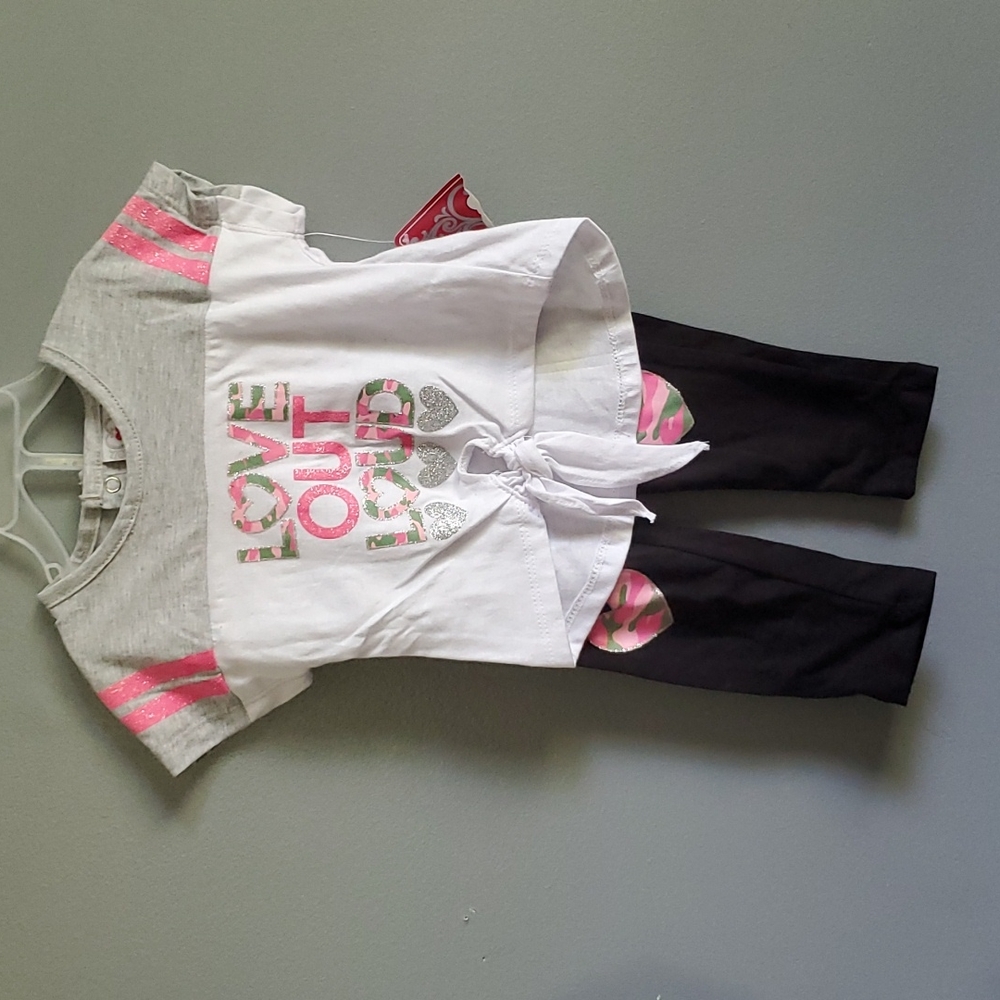 Real Love, Love Out Loud, camo, outfit, size 12 months